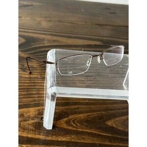 Oakley Jackknife 4.0 64-007 NC Unisex Polished Brown Half Rim Eyeglasses Frame